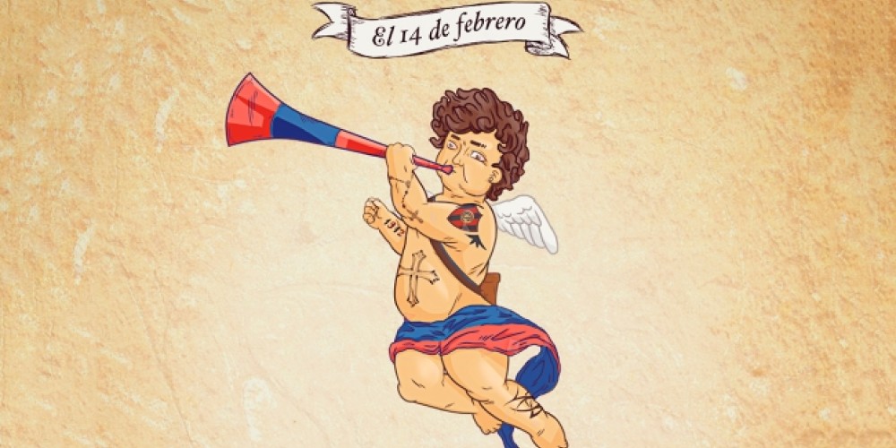 Cerro Porteño presentó una curiosa campaña para San Valentín