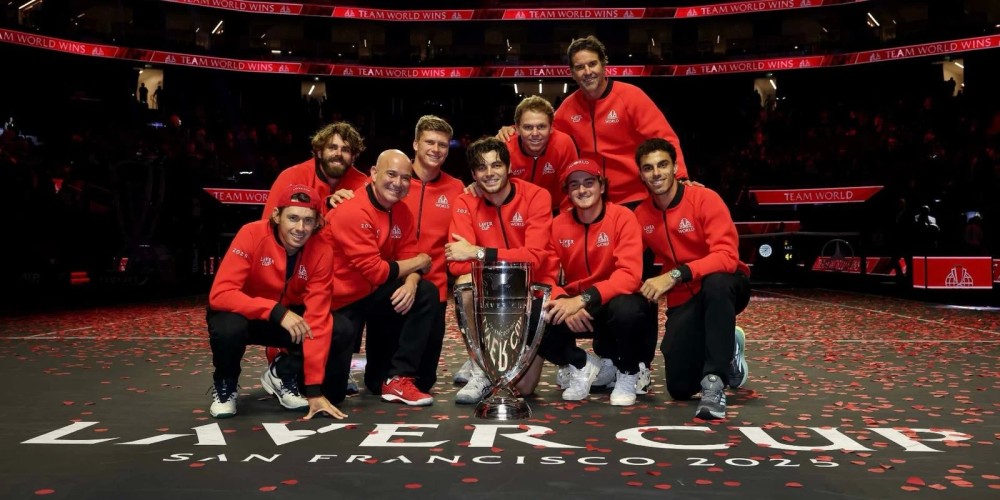 Cer&uacute;ndolo se llev&oacute; 250.000 d&oacute;lares por el t&iacute;tulo del Resto del Mundo en la Laver Cup