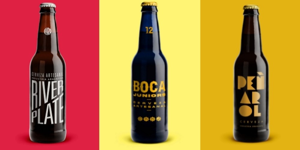 Un dise&ntilde;ador ide&oacute; c&oacute;mo ser&iacute;an las cervezas de los clubes de f&uacute;tbol