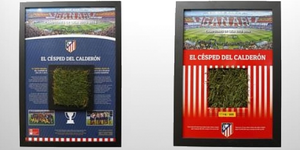 Como lo hizo Boca Juniors, el Atl&eacute;tico Madrid vende el c&eacute;sped del Calder&oacute;n