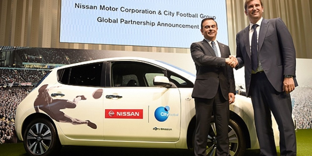 Nissan será patrocinador del Manchester City y sus franquicias