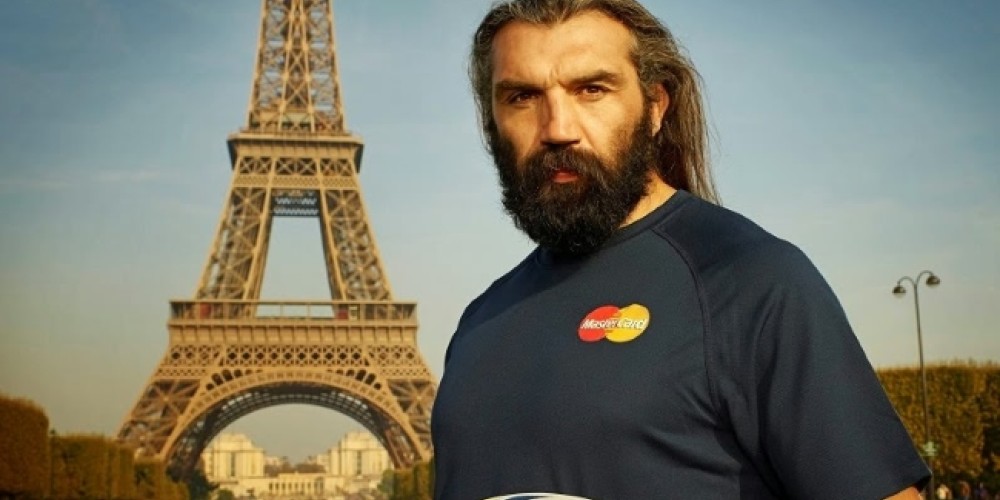 Sebastien Chabal será embajador de Mastercard para la RWC 2015