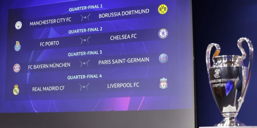 Los cruces de Cuartos de final de la Champions League en cifras; cu&aacute;l es el m&aacute;s caro y cu&aacute;l el m&aacute;s barato