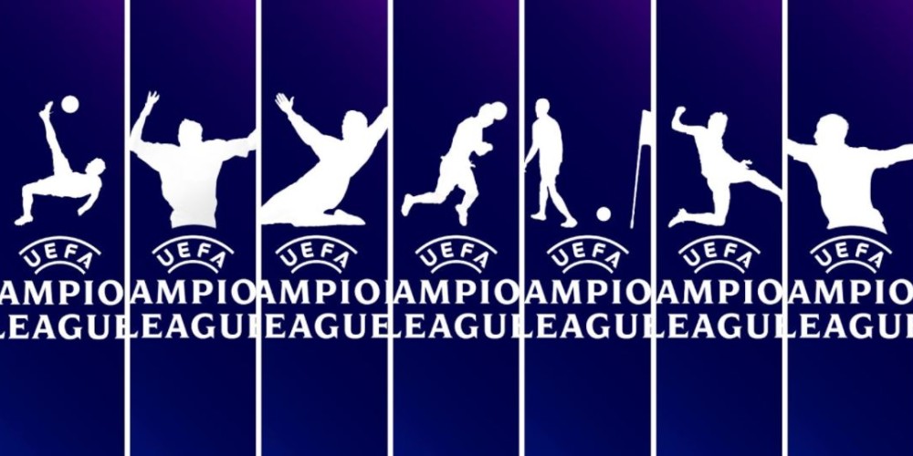 Un diseñador readaptó el logo de la Champions League a los momentos más importantes de su historia