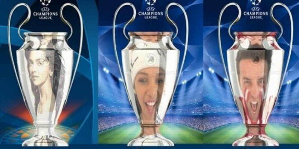 La UEFA presenta la Champions trophy selfie app