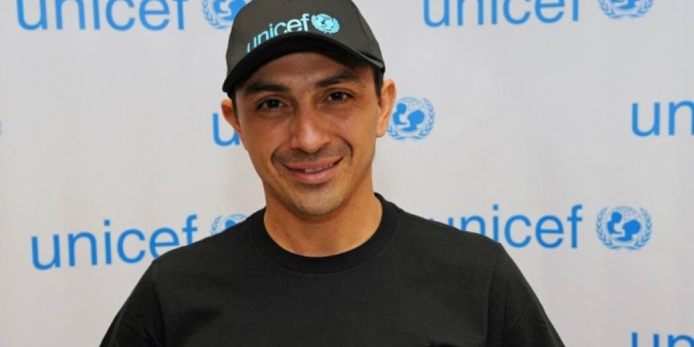 El Chavo Salvatierra saluda a Unicef en su 70° aniversario
