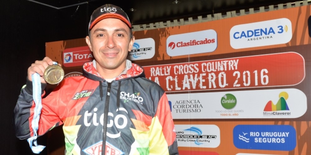 Chavo Salvatierra quedó en el cuarto lugar en Mina Clavero