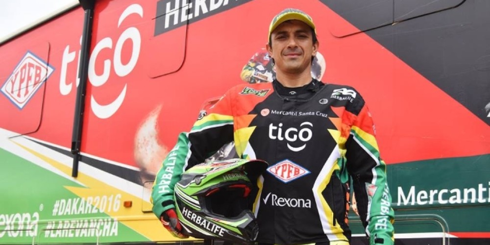 Así es la moto con la que Chavo Salvatierra correrá el Dakar 2017