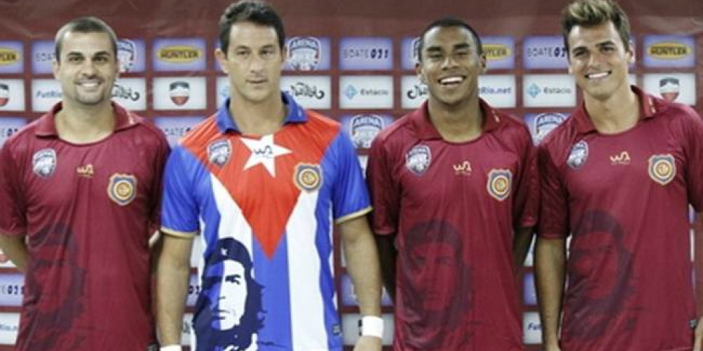 En Brasil ponen la imagen del Che Guevara en la camiseta