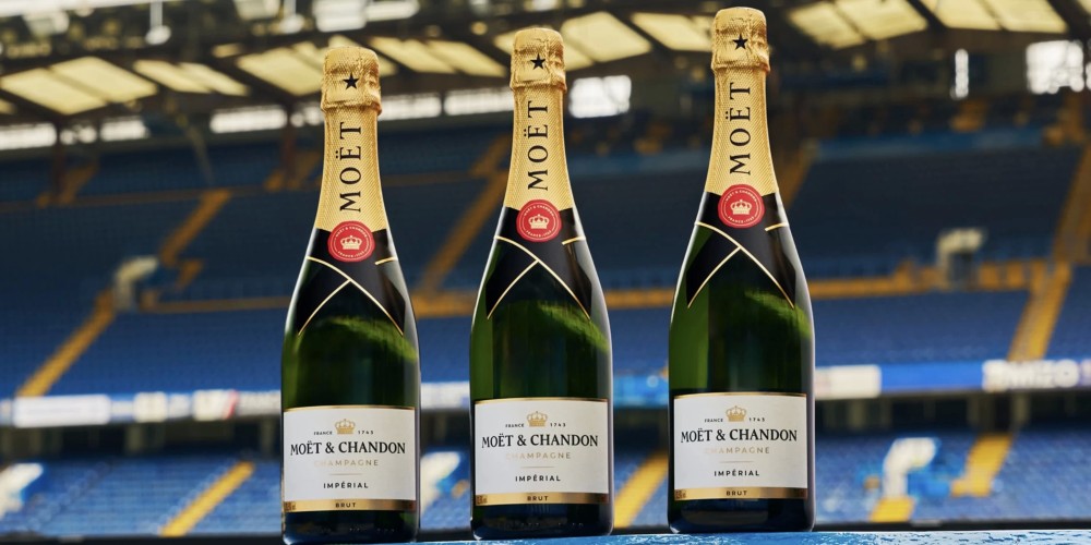 Chelsea present&oacute; una alianza con Mo&euml;t &amp; Chandon y Dom P&eacute;rignon como nuevo sponsor