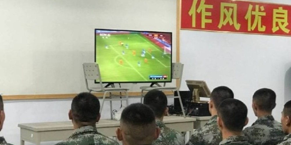 China forma a sus futbolistas juveniles con educación militar