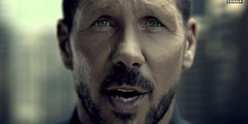 “Hoy serás lo que quieras ser” dice el Cholo Simeone en el spot de Canal +