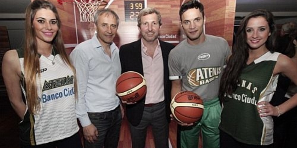 Atenas de C&oacute;rdoba present&oacute; a Banco Ciudad como nuevo sponsor