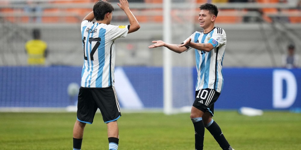 Claudio Echeverri: cu&aacute;nto vale el juvenil que es la figura de Argentina en el Mundial Sub 17