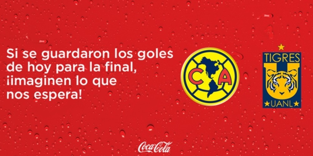 Coca-Cola activa la final de la Liga MX entre América y Tigres