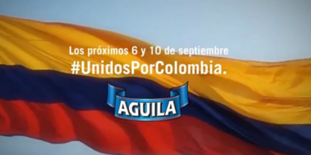 Cerveza &Aacute;guila lanza #UnidosPorColombia 