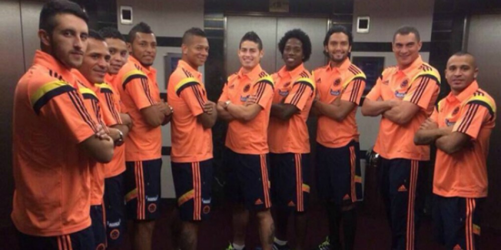 Para entrenar, Colombia es naranja