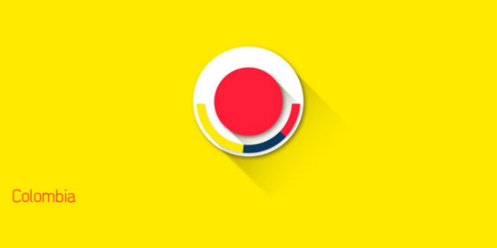 Todos los escudos de Brasil 2014 en versión minimalista