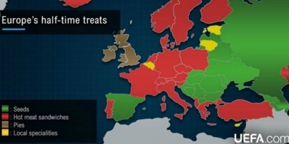 Un estudio de la UEFA revel&oacute; cu&aacute;les son las comidas m&aacute;s habituales en los estadios