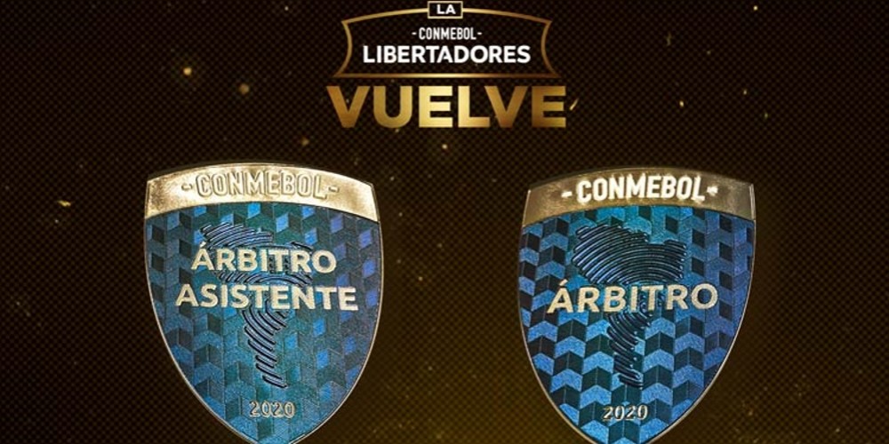 CONMEBOL presentó los parches que lucirán los árbitros en la vuelta del fútbol