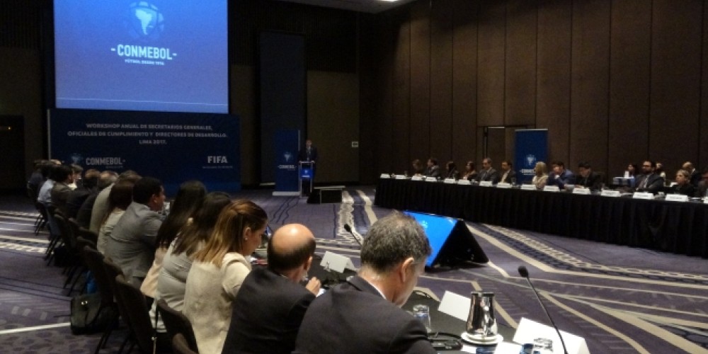 Histórica reunión de Secretarios Generales y Oficiales de Cumplimiento con CONMEBOL y FIFA