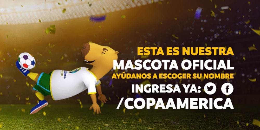 Elige el nombre de la mascota oficial de la CONMEBOL Copa América Brasil 2019
