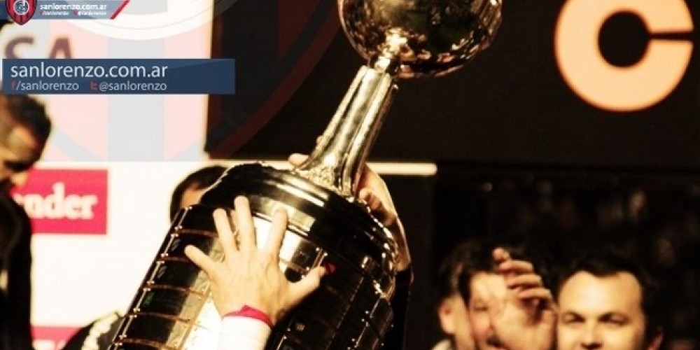 San Lorenzo expone la Copa Libertadores para sus socios