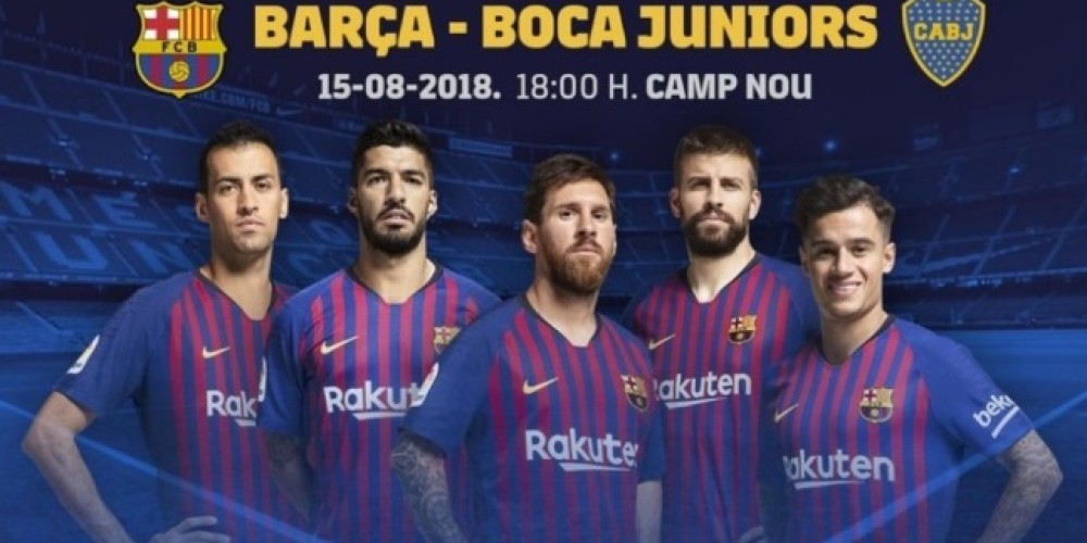Fox Sports Premium transmitirá el partido entre Boca y Barcelona por la copa Joan Gamper