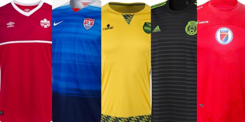 Todas las camisetas de la Copa de Oro 2015