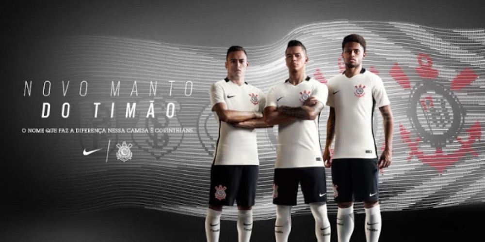 Nike presentó la nueva camiseta del Corinthians