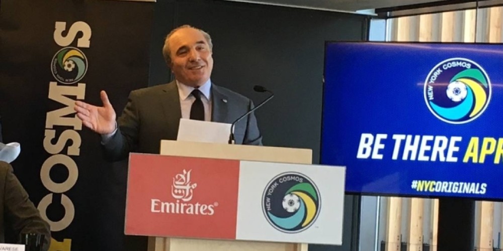 El due&ntilde;o de New York Cosmos propone donar 500 millones para el desarrollo de una liga paralela a la MLS