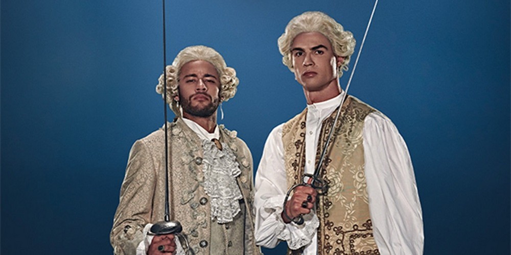 Cristiano Ronaldo y Neymar Jr. se baten a duelo en una ingeniosa publicidad