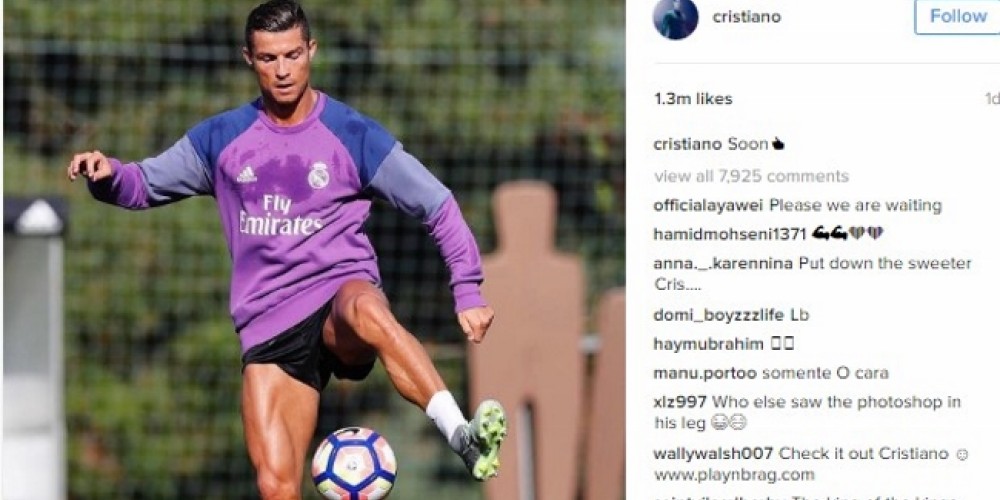 &iquest;Cu&aacute;nto cuesta patrocinar una marca mediante un posteo en las cuentas de Cristiano Ronaldo?