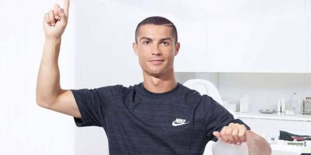 Cristiano Ronaldo cedió su imagen para una campaña de donación de sangre en Italia