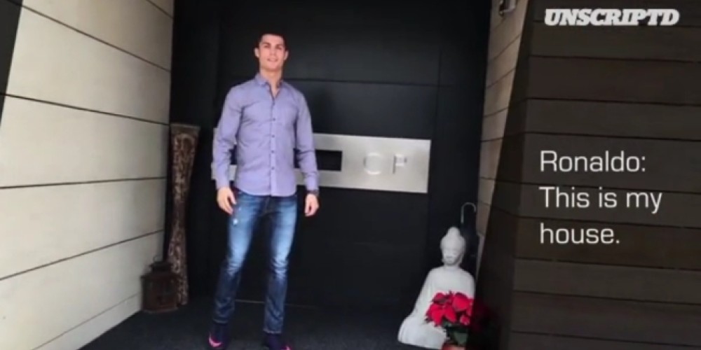 Cristiano Ronaldo mostró su casa por dentro