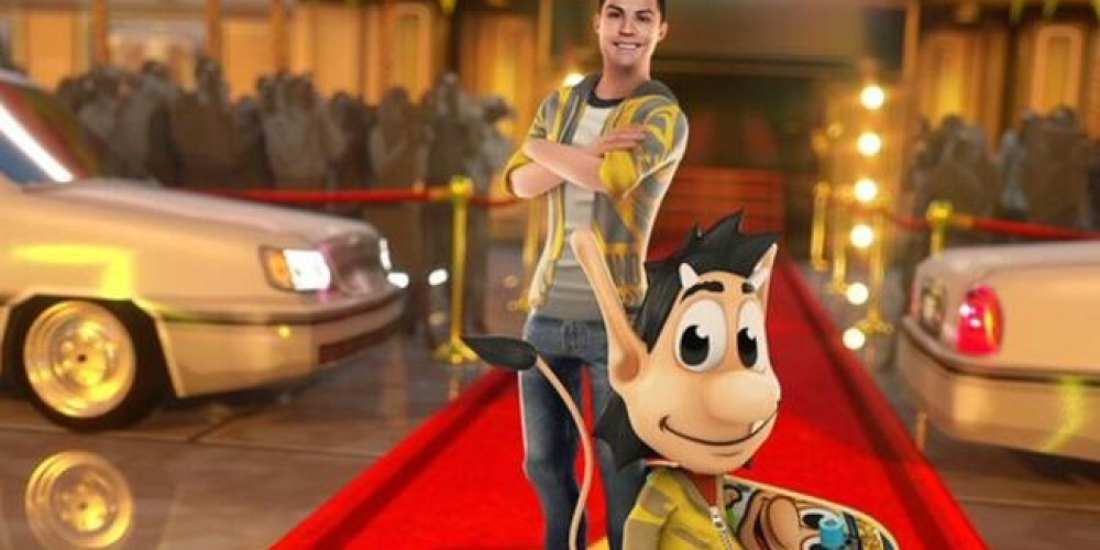 Cristiano present&oacute; su nuevo videojuego junto a &ldquo;Hugo&rdquo;