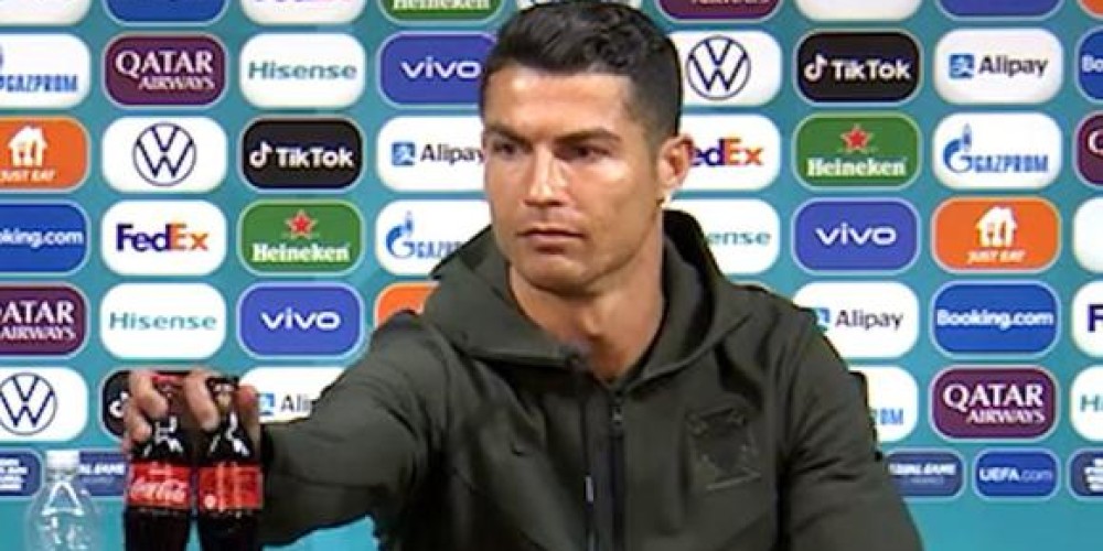La millonaria p&eacute;rdida econ&oacute;mica que le gener&oacute; Cristiano Ronaldo a Coca-Cola
