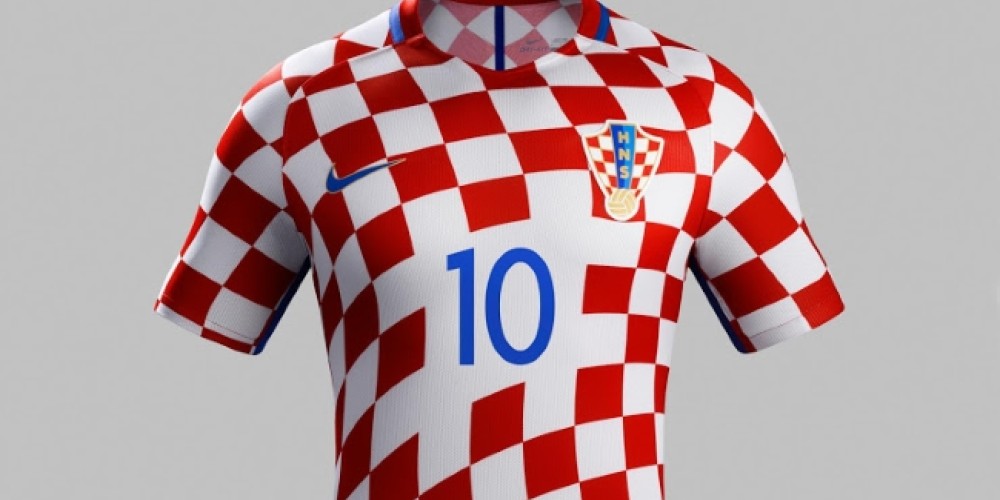 Nike exhibió la nueva camiseta de Croacia para la EURO