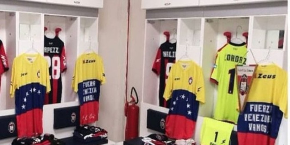 Crotone: el equipo italiano que homenajeó a las víctimas en Venezuela