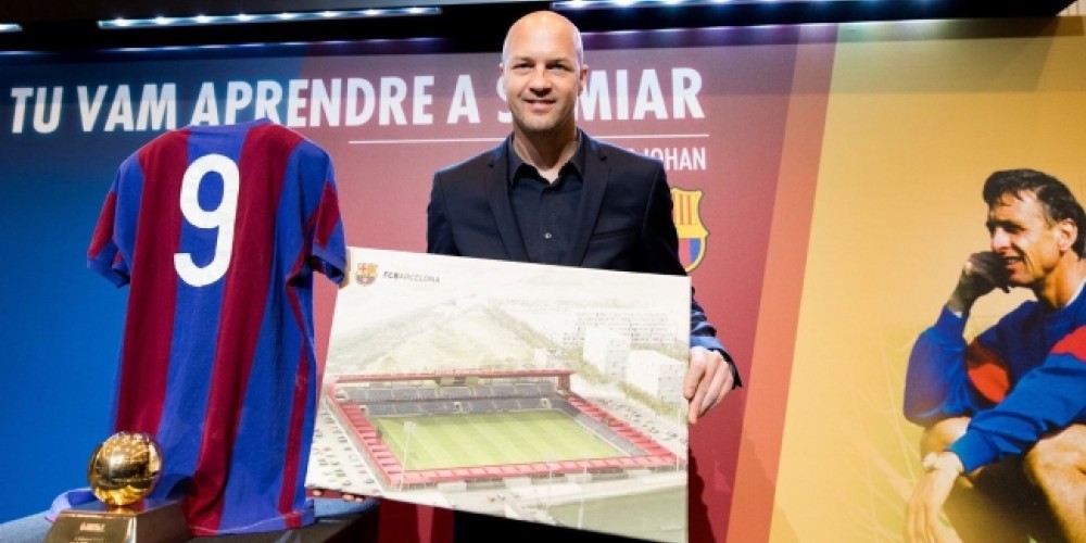 Mini estadio, estatua y calle en Barcelona para Johan Cruyff 