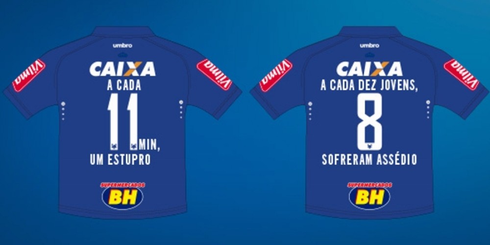 El Cruzeiro cederá su camiseta para combatir la violencia contra la mujer