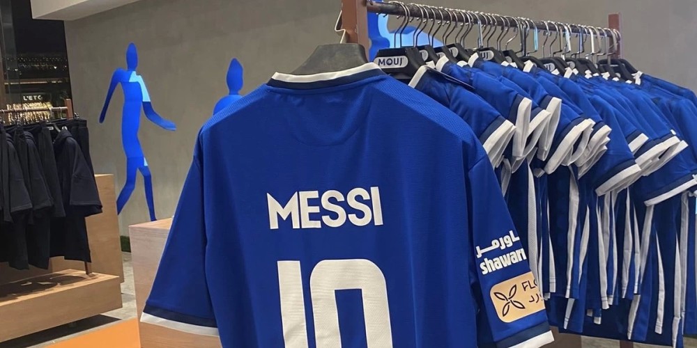 La curiosa camiseta de Messi que se vende en Arabia