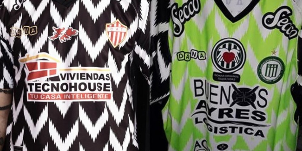 La marca argentina que replica modelos internacionales para sus camisetas del ascenso