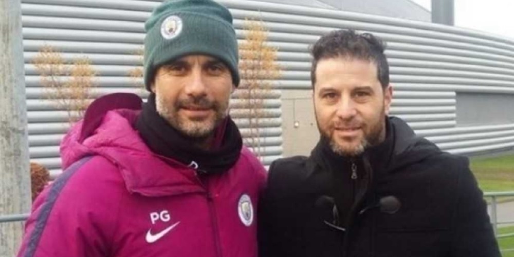 Guardiola recibi&oacute; a Rodolfo De Paoli en Manchester previo a asumir en Real Pilar