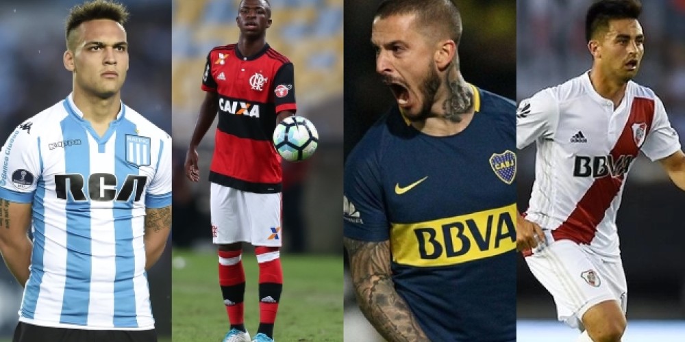 Cuando los goles cotizan en euros. Los 10 delanteros más caros de la Libertadores 2018