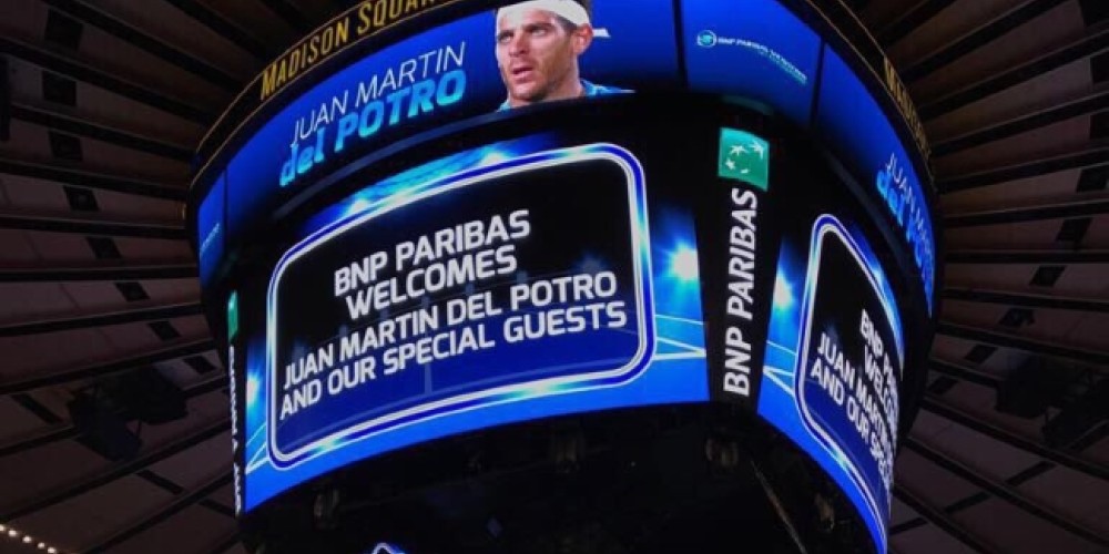 Del Potro fue ovacionado en el World Tennis Day 