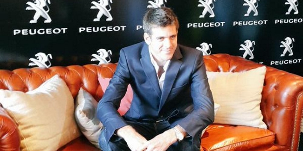 Juan Mart&iacute;n Del Potro, nuevo embajador Peugeot