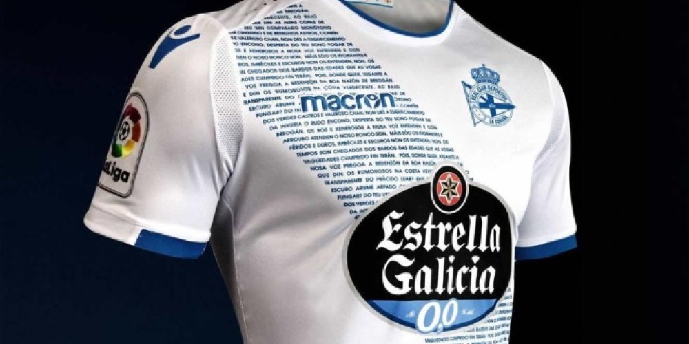 El Deportivo La Coruña y una innovadora forma de presentar su nueva camiseta