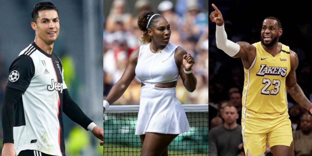De CR7 a Serena Williams, &iquest;cu&aacute;nto valen los posteos de Twitter de los principales deportistas?