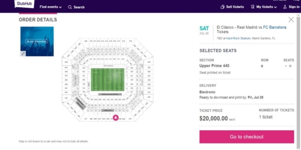 Entradas de hasta 20.000 dólares para ver Real Madrid-FC Barcelona en Miami